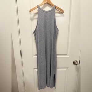 Old Navy Heather Gray Backless Dress